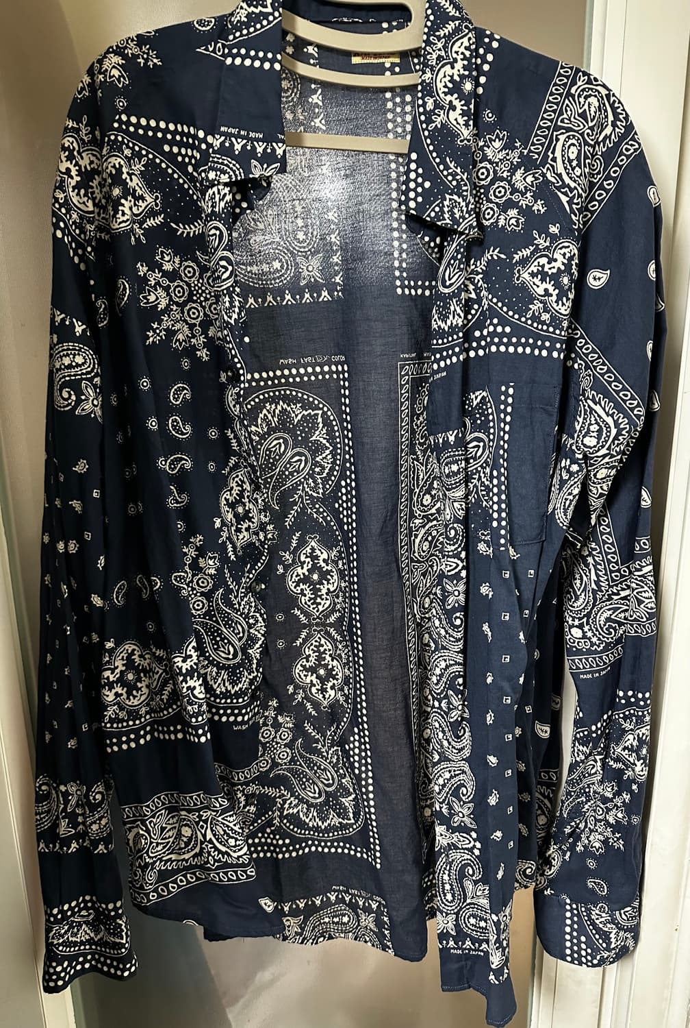 캐피탈 거즈 반다나 셔츠 네이비 상품이미지1