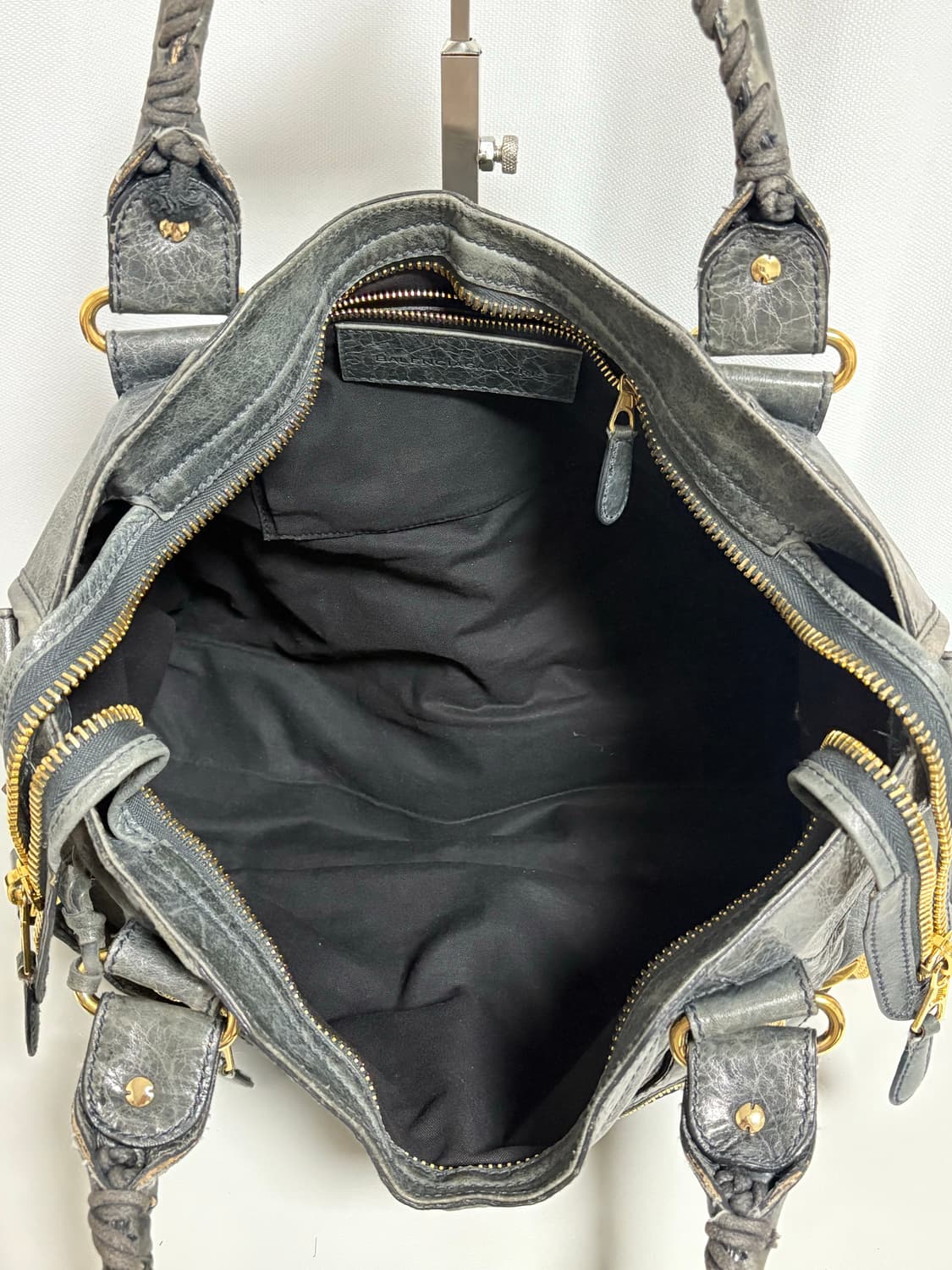 발렌시아가 자이언트 모터 시티백 그레이 상품이미지10