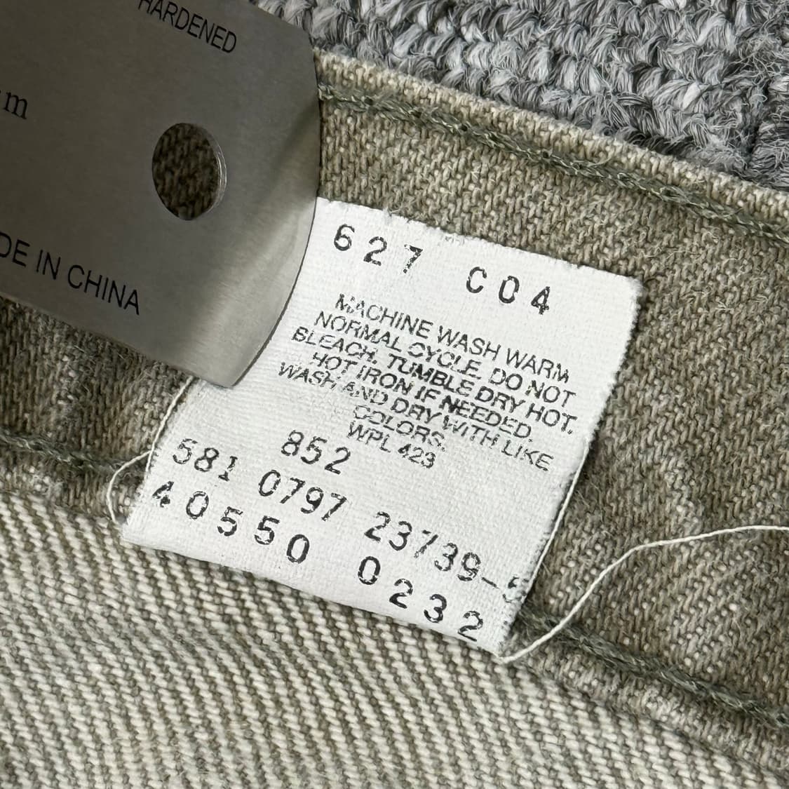 90s USA Levis 550(32X30) | 단추 수선 | 상태좋음 상품이미지9