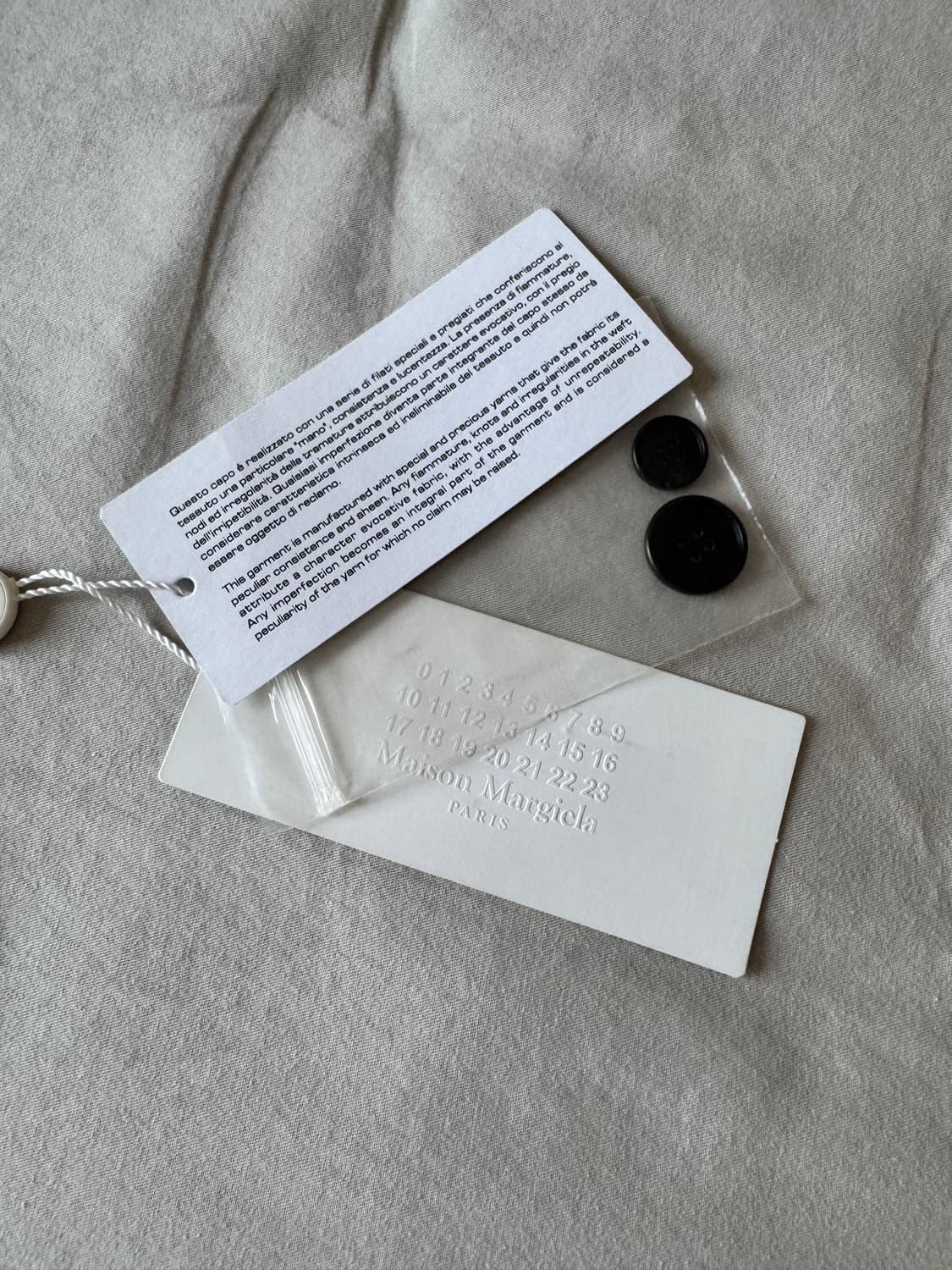 메종 마르지엘라 / 울 스티치 포켓 자켓 그레이 / 46 상품이미지6