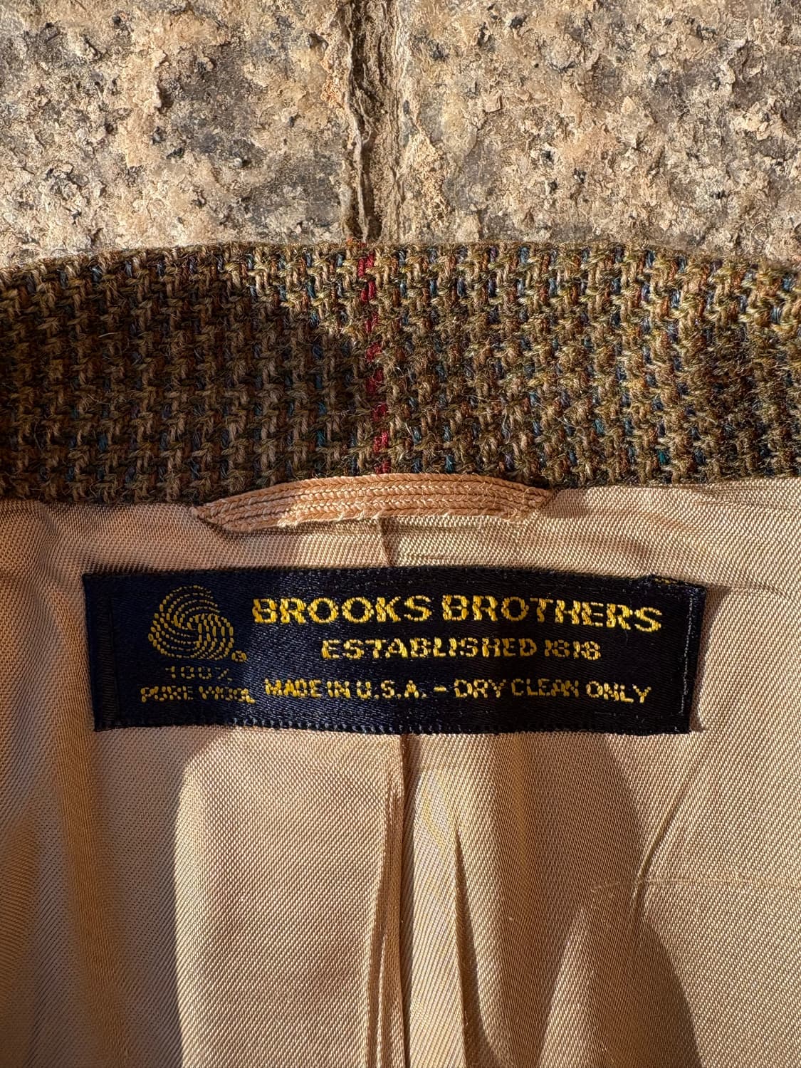 브룩스브라더스 트위드 블레이저 자켓 상품이미지3