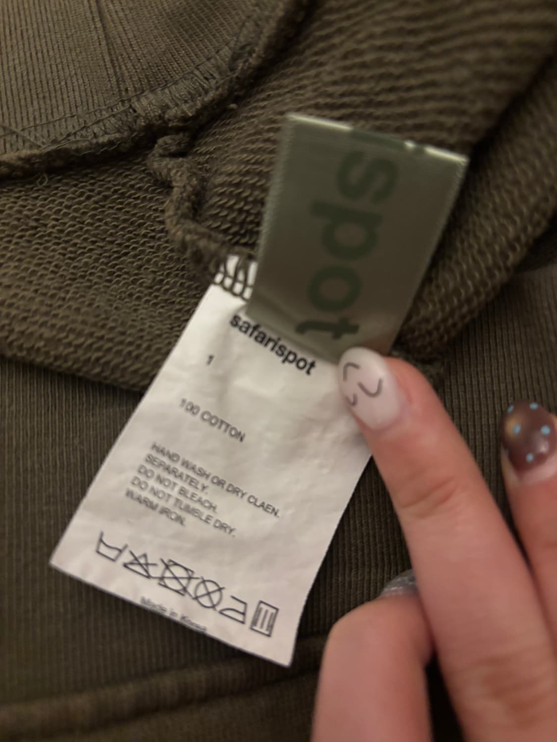 Basic Safari Hoodie (Khaki) 상품이미지6