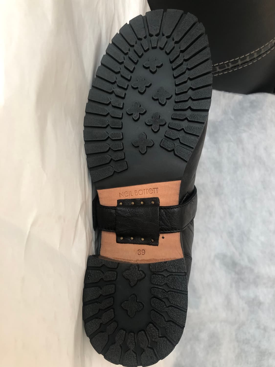 닐바렛 주름가공 바이커 엔지니어 부츠 상품이미지6