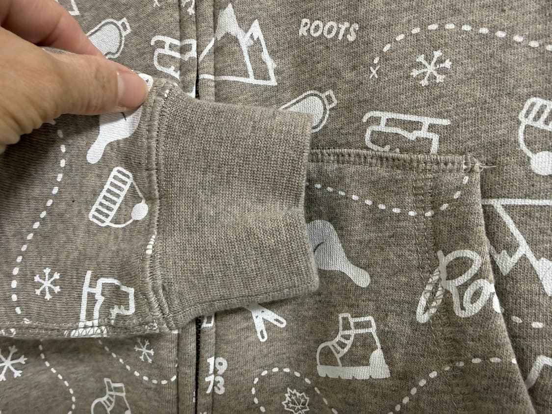 Roots 그레이색 후드 집업 재킷 상품이미지6