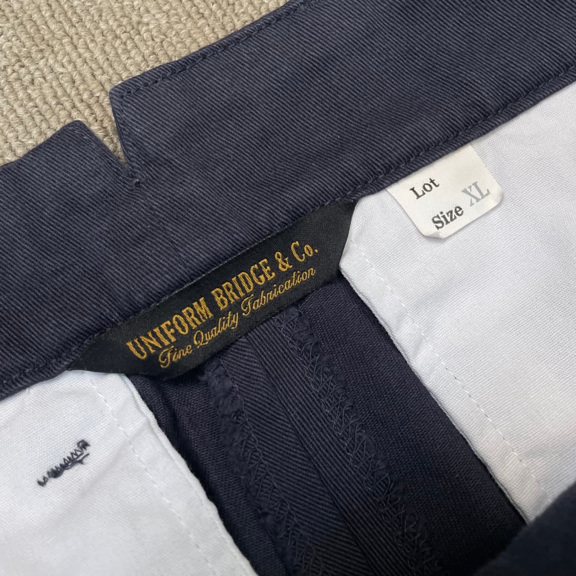 유니폼브릿지 투턱 치노팬츠  상품이미지3