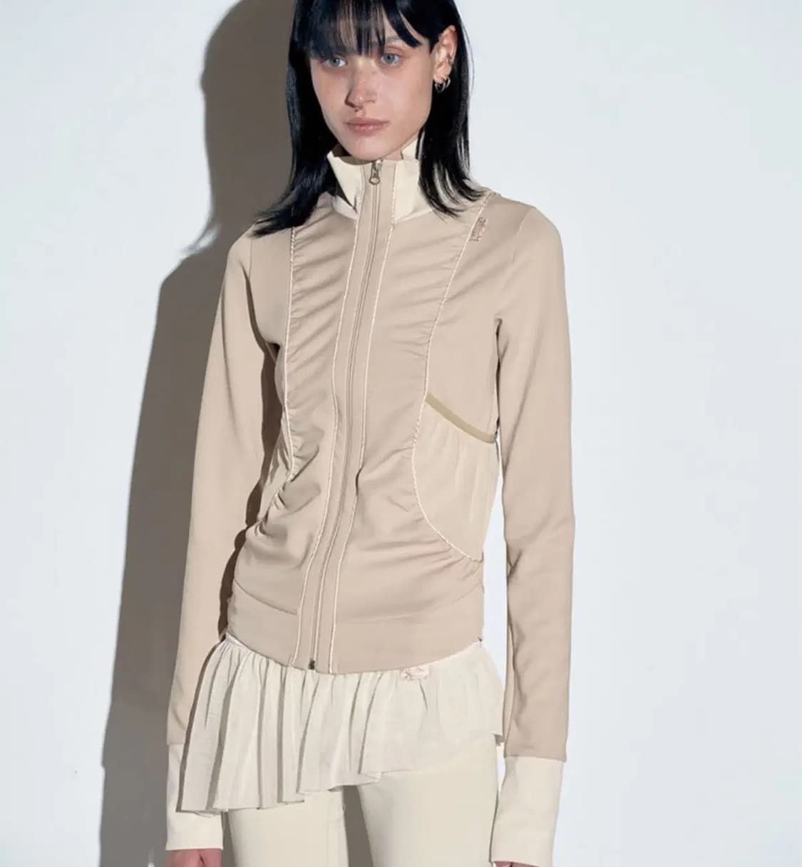 [XS] 스컬프터 셔링 집업 발레리나 누드 상품이미지2