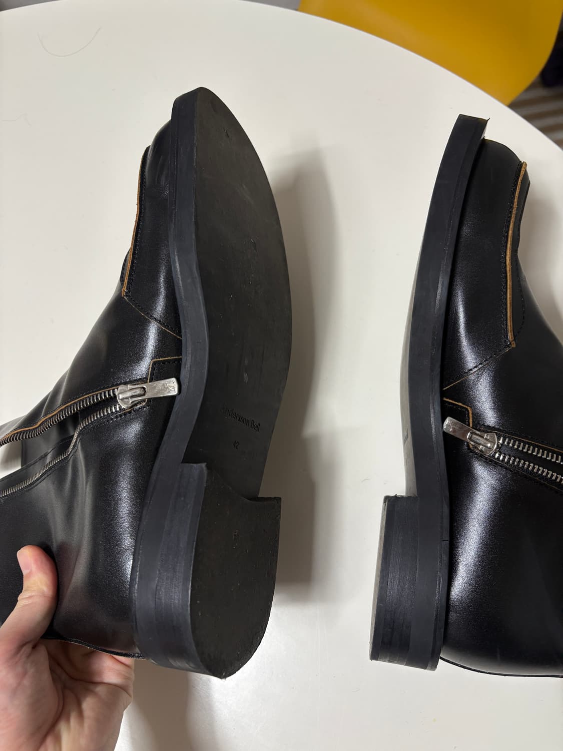 앤더슨벨 데인 스퀘어 토 첼시부츠 42 상품이미지5