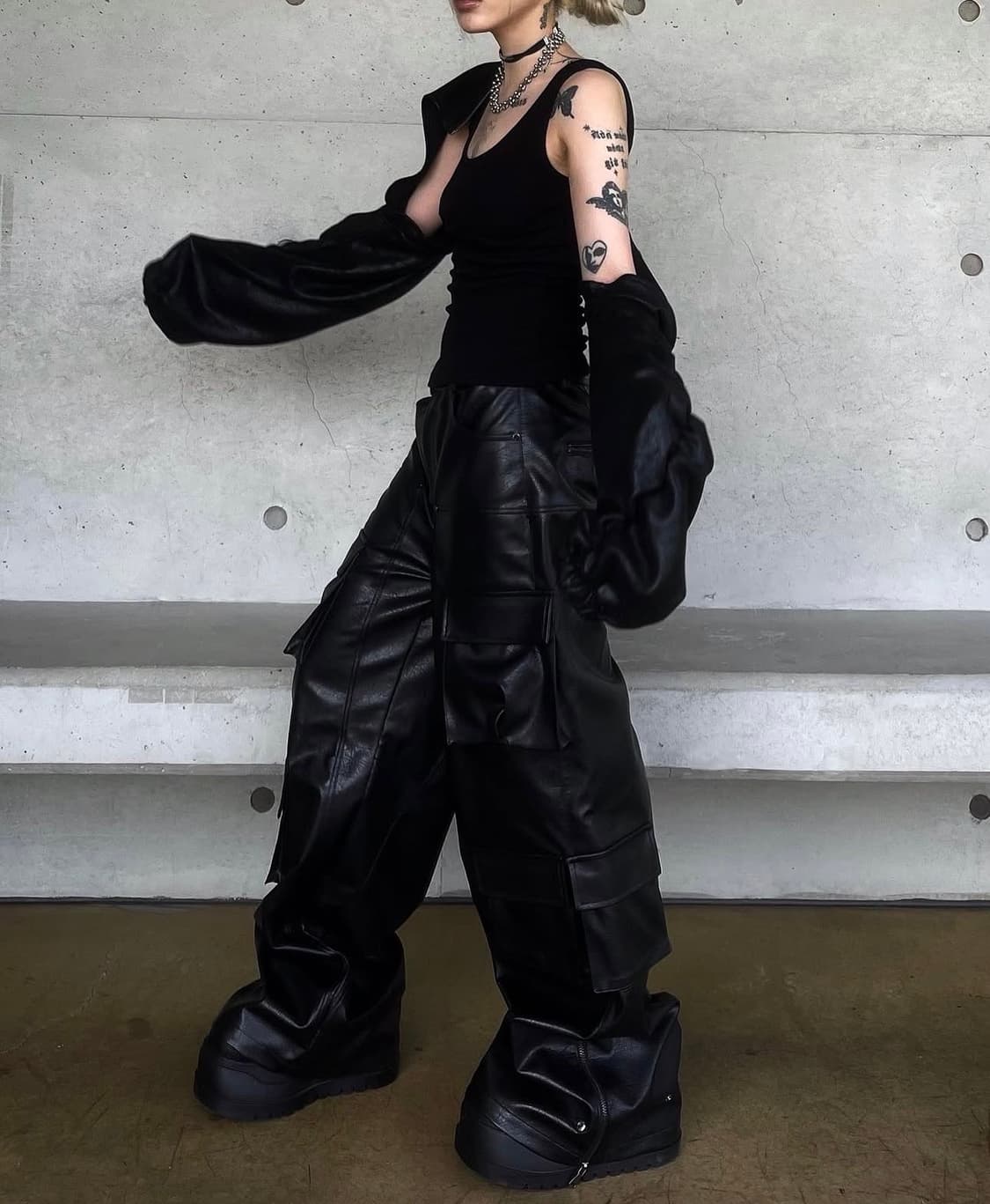 leather pocket pants 상품이미지7