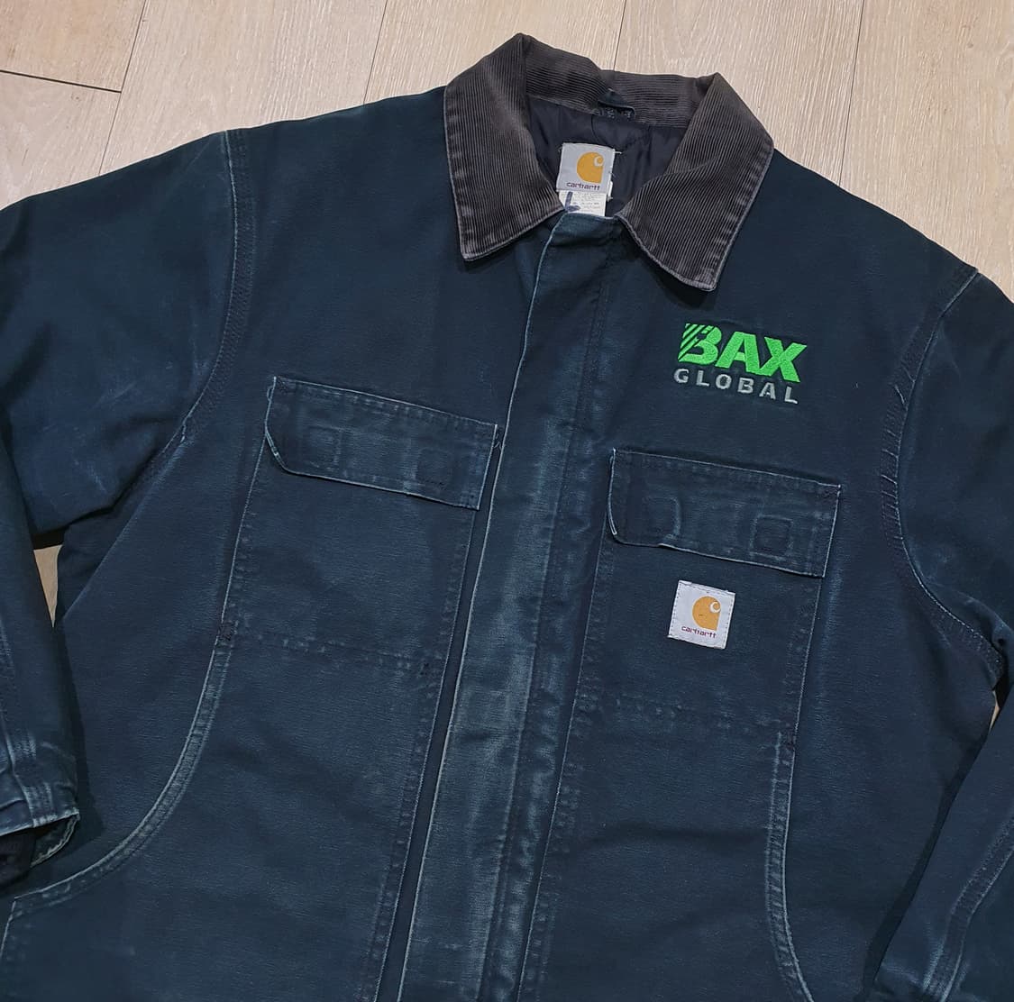 칼하트 덕 퀼팅 코트 105-110 블랙 빈티지 상품이미지4