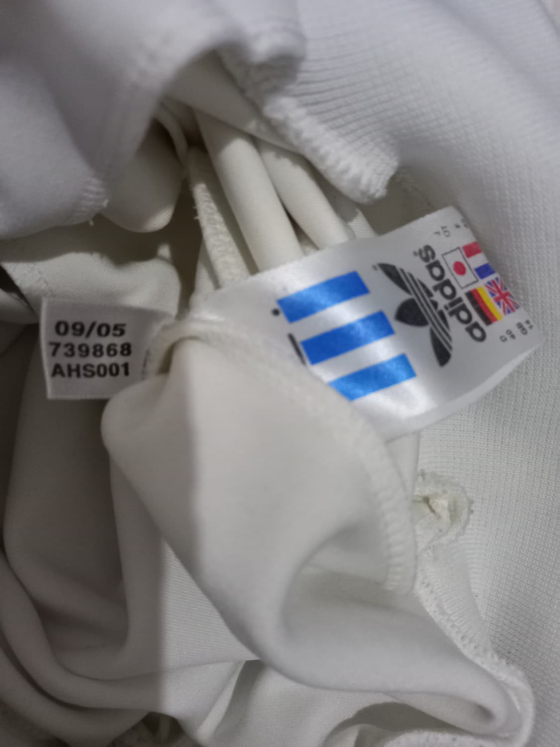 아디다스 흰빨 화이트 레드 런던 저지 져지집업 80~85 상품이미지6