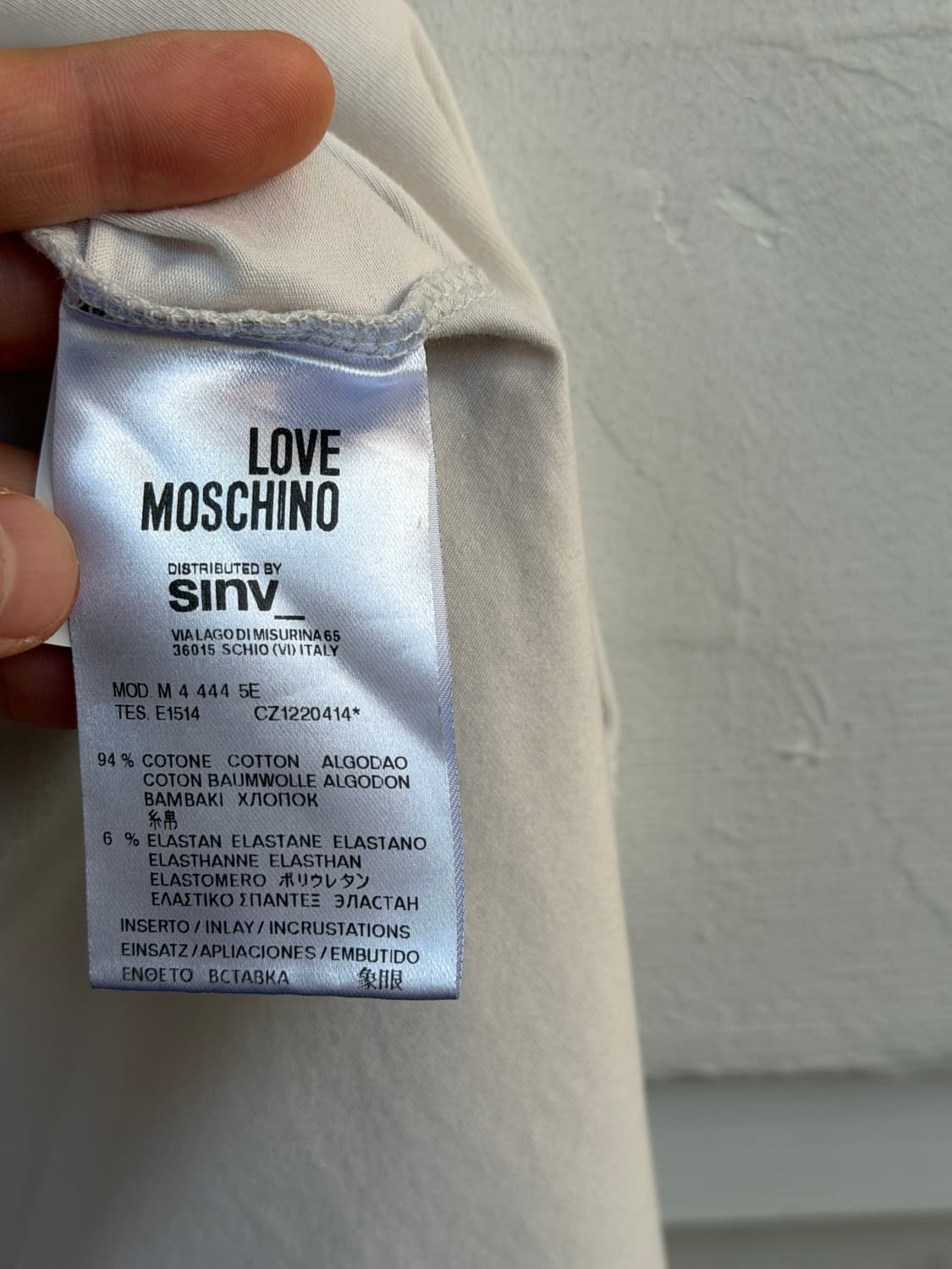 Love Moschino 러브 모스키노 애니멀 프린트 반팔 S 상품이미지6