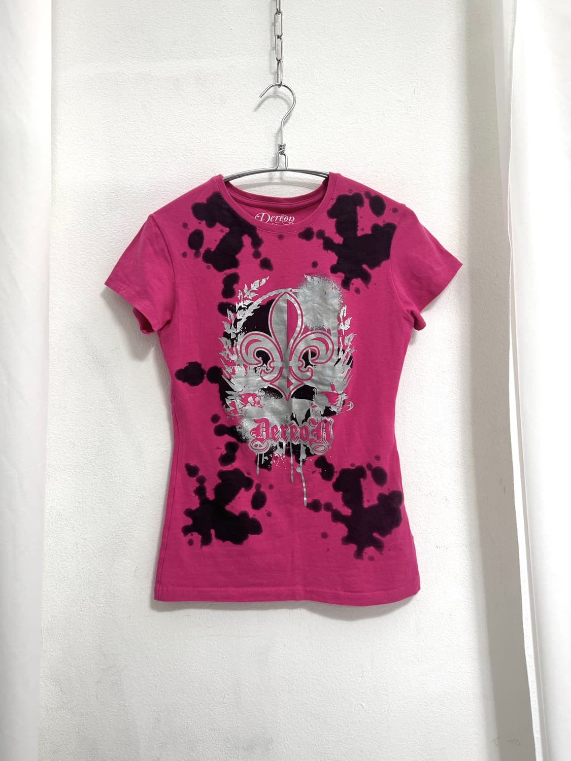 Vintage Pink Paint-Splatter Tee 상품이미지1