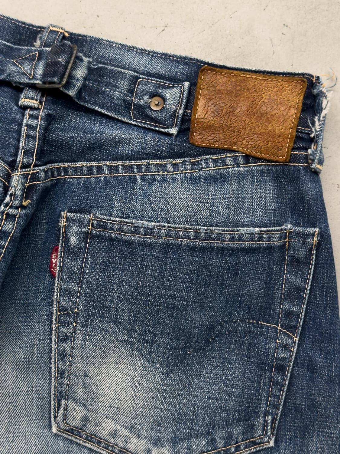 리바이스 빈티지 클로딩 37501 셀비지 데님 팬츠 상품이미지5