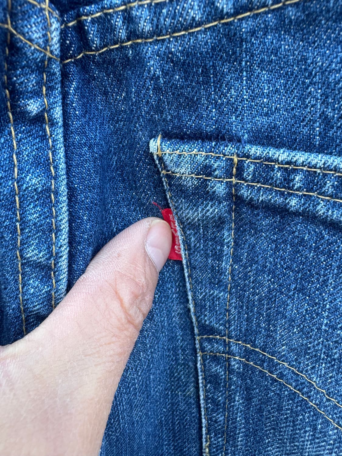 90s 리바이스 제팬 lvc 빈티지 503bxx 셀비지 빅e 데님 팬츠 상품이미지7