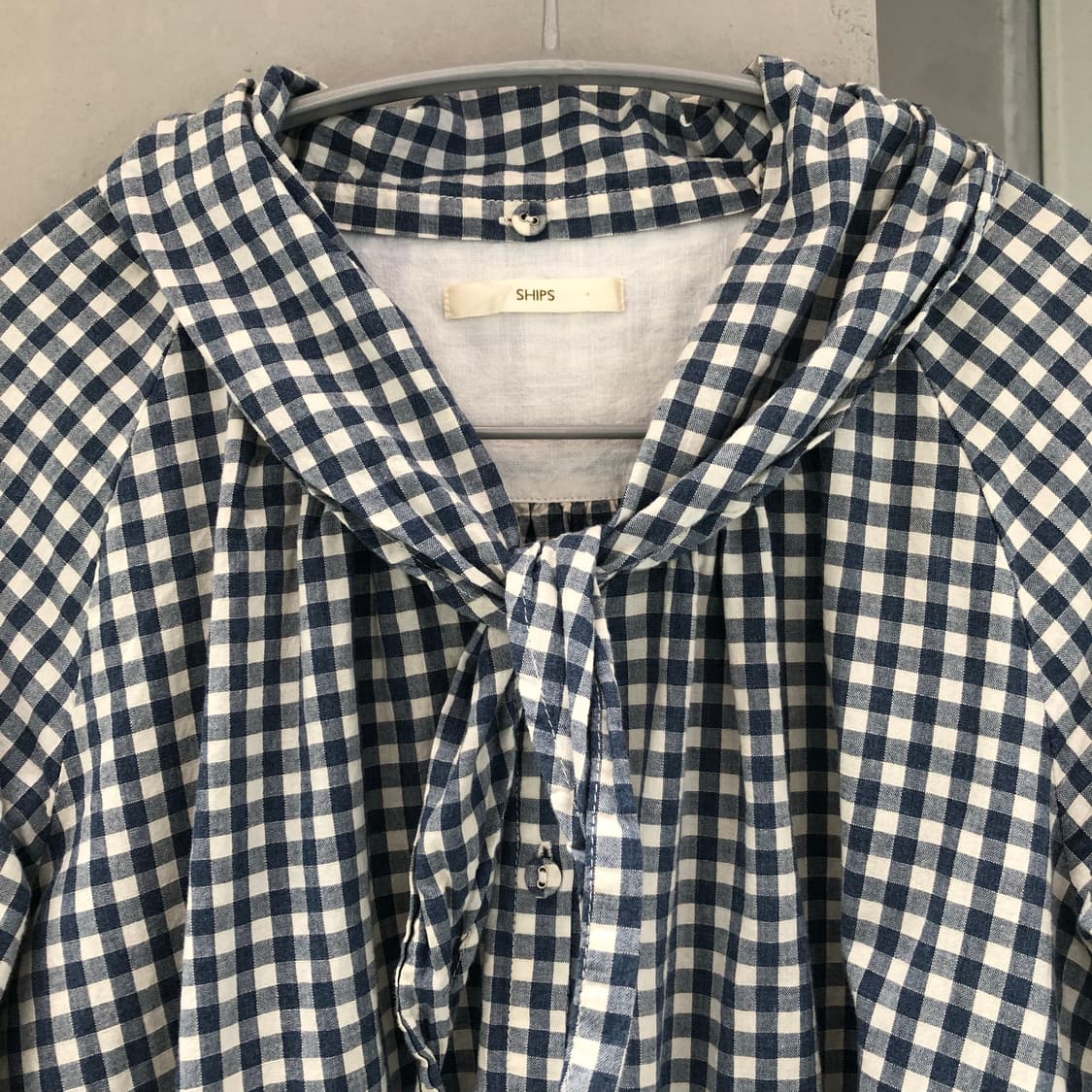 ships check blouse 상품이미지2