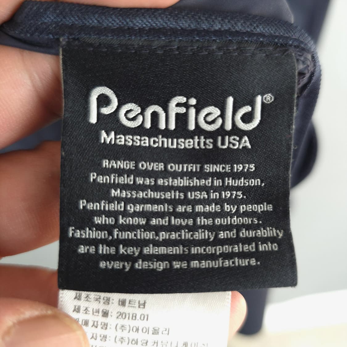 펜필드 Penfield 나일론 봄버 자켓 네이비 100 상품이미지9