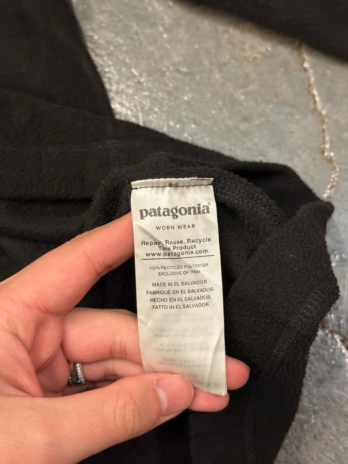 파타고니아 플리스 하프집업 XXL 상품이미지5