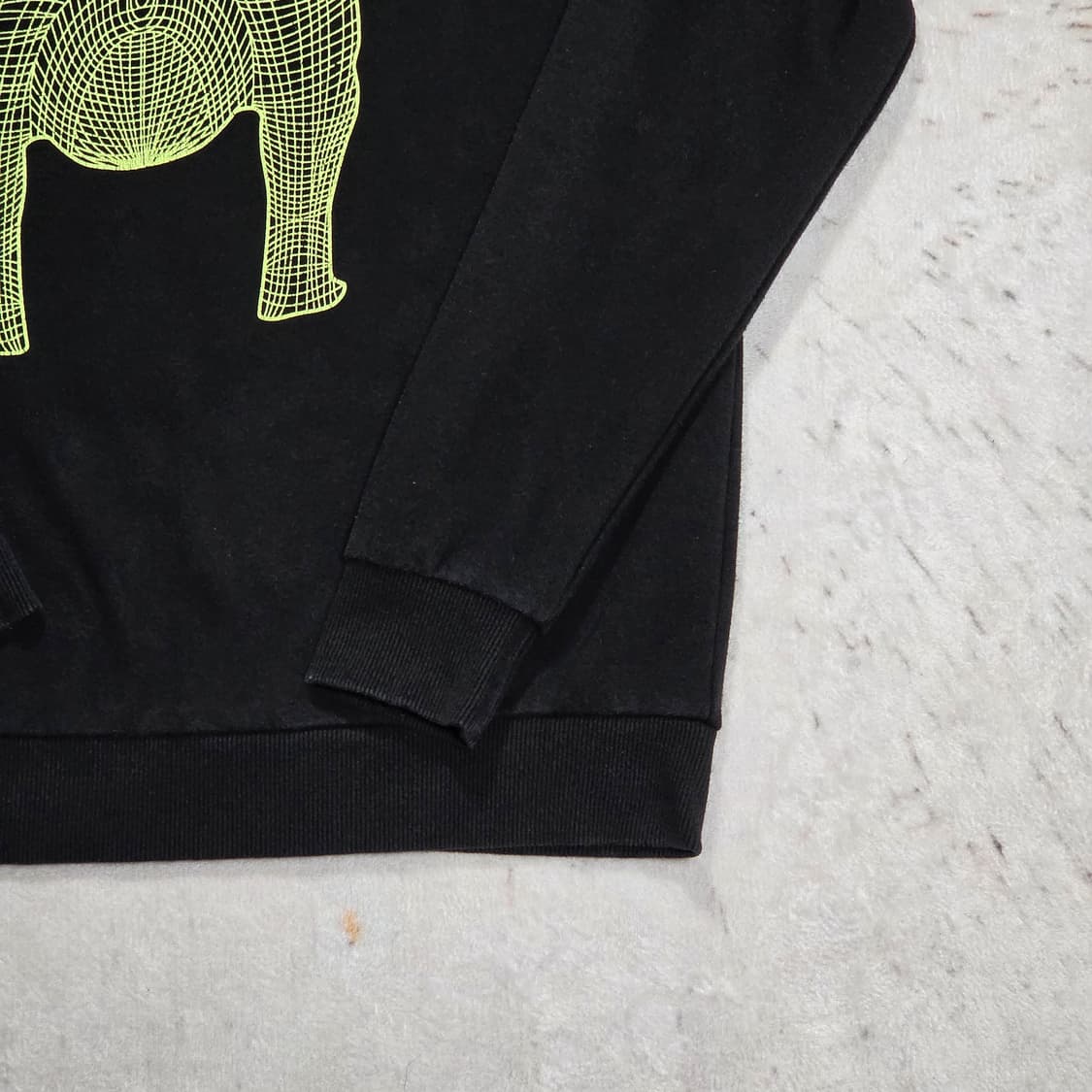 라이프워크 블랙 맨투맨 상품이미지6