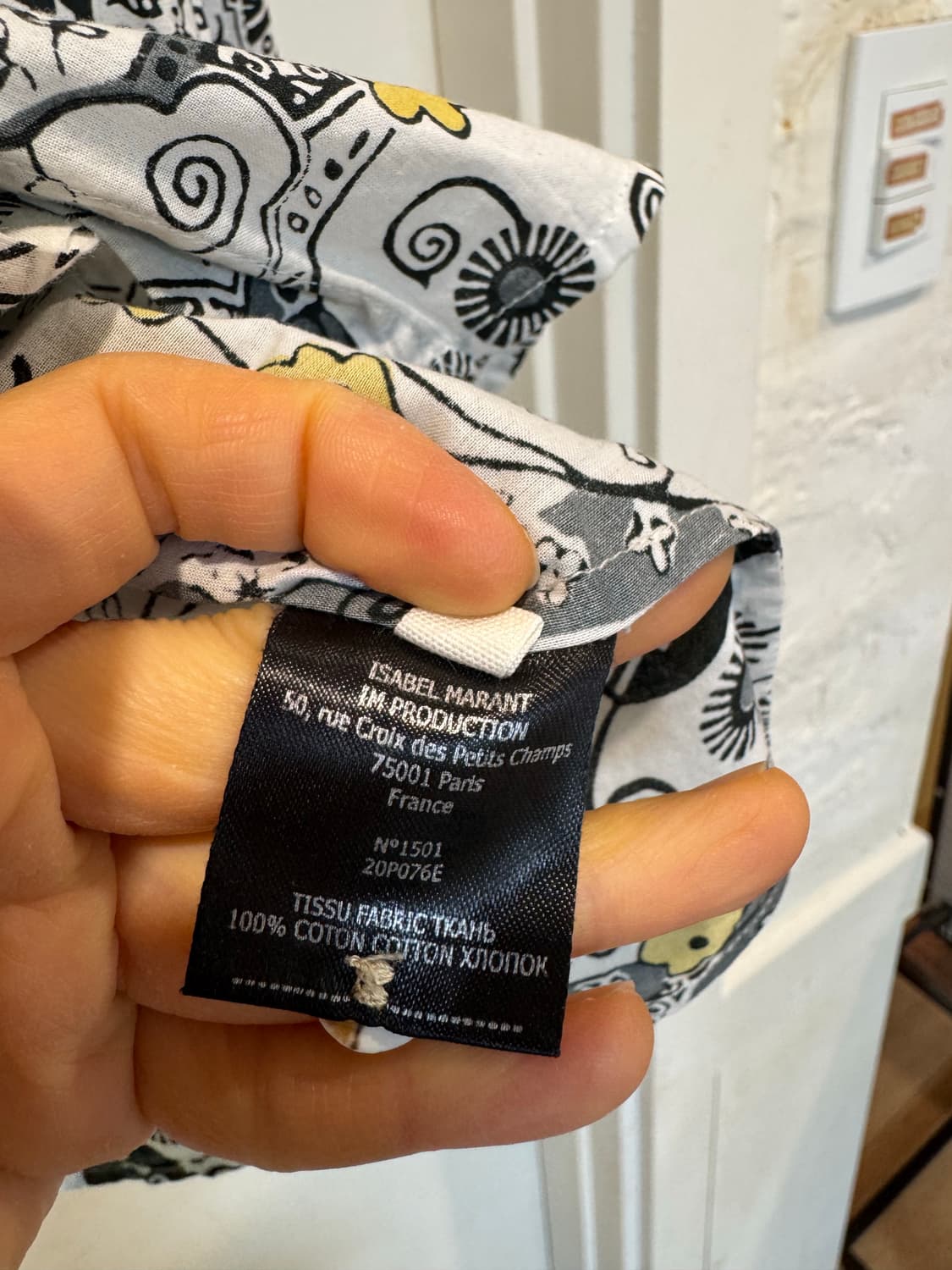 이자벨마랑 플로럴 블라우스 상품이미지7