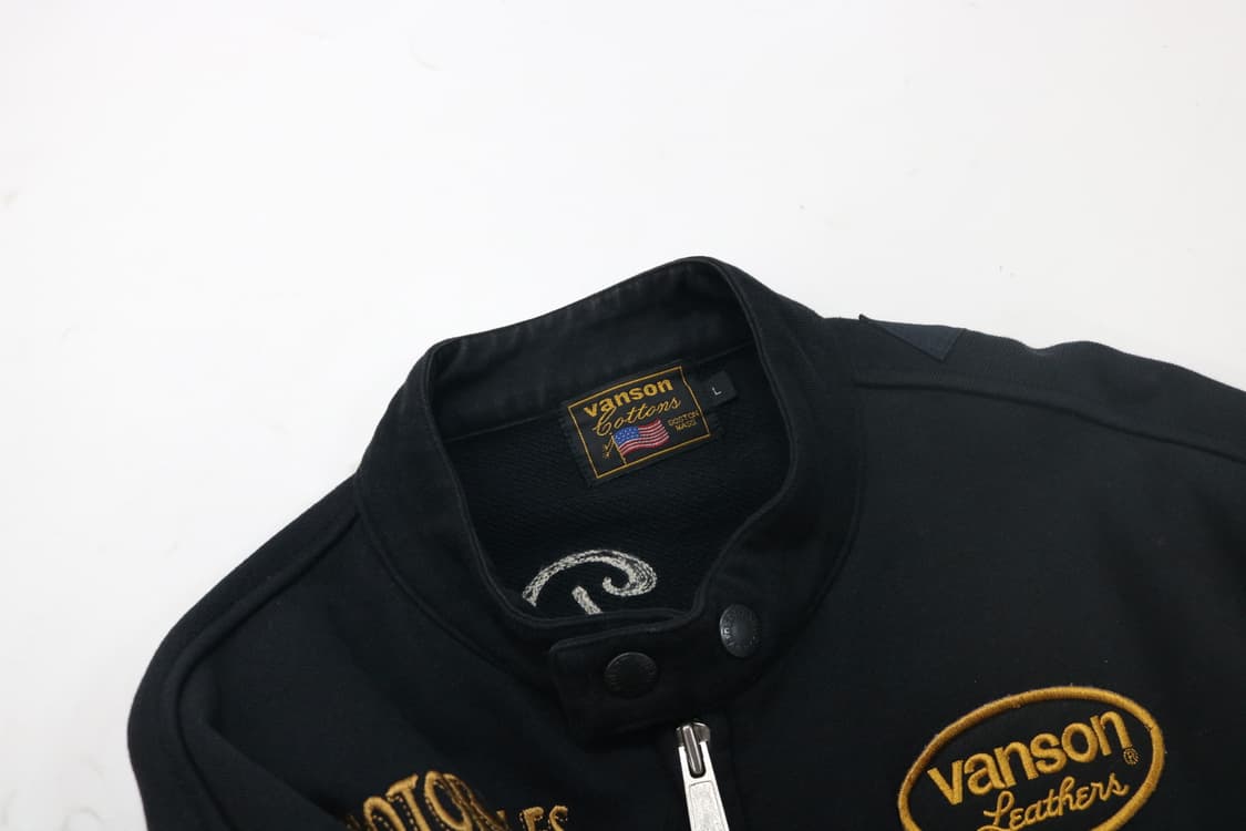 VANSON 밴슨 빈티지 멀티 패치 레이싱 코튼 자켓 (L) 상품이미지10