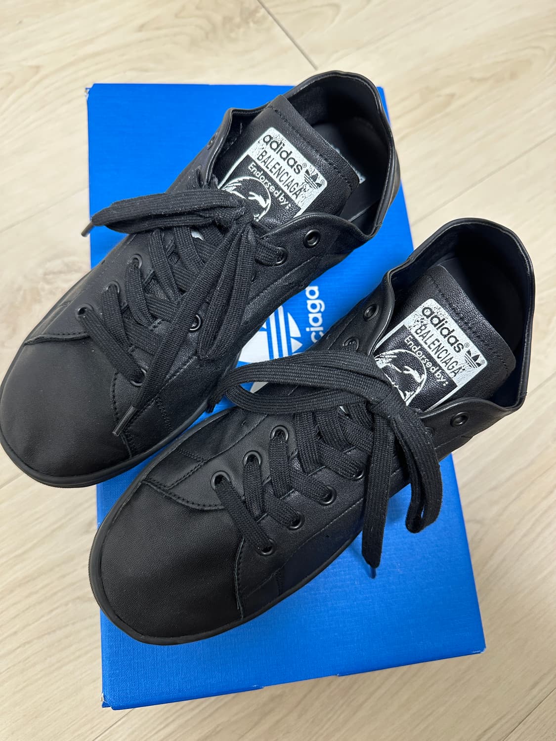 [42]발렌시아가 스탠스미스 블랙 상품이미지2