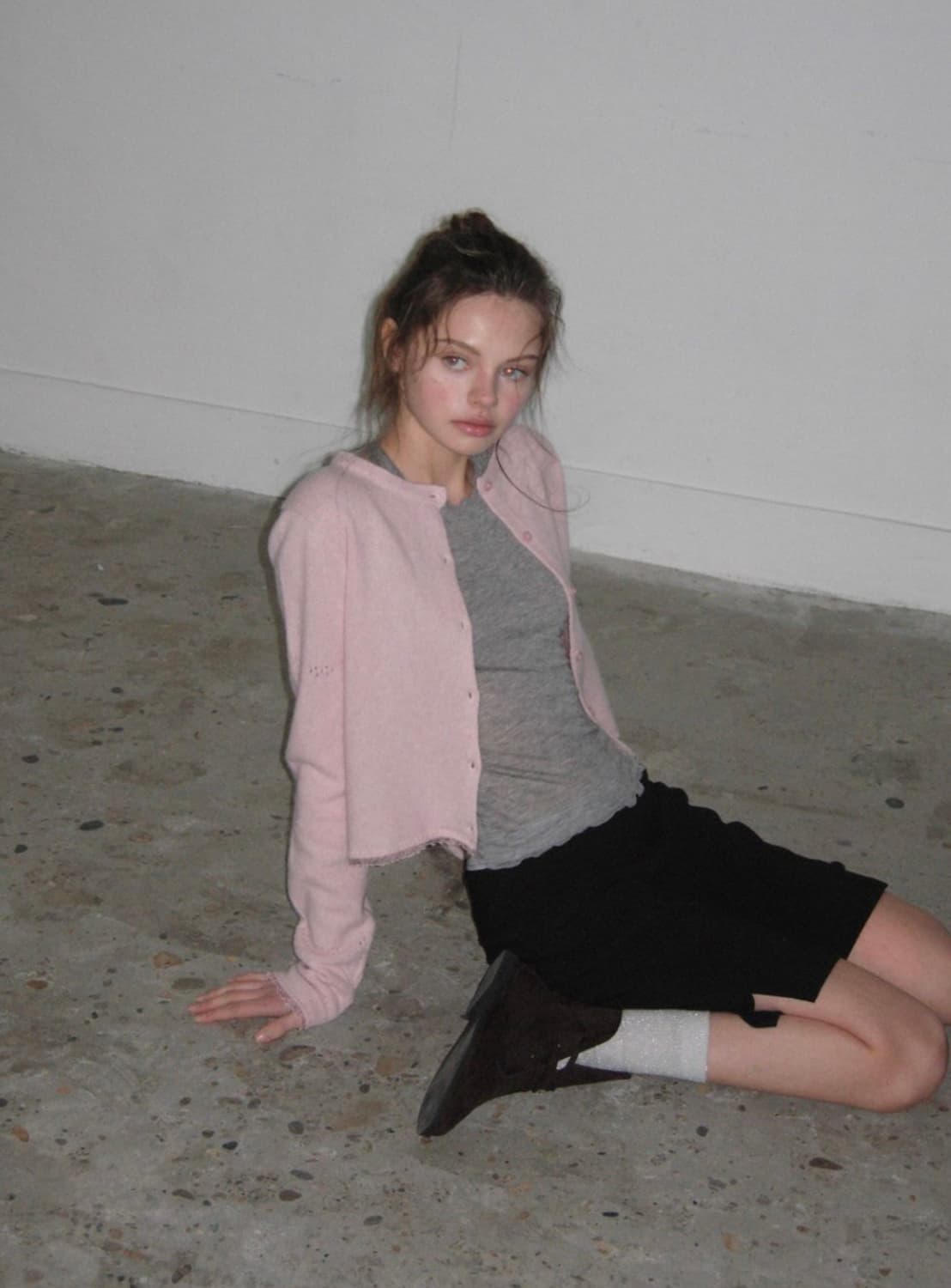 Brunch lace cardigan (pink) 상품이미지2