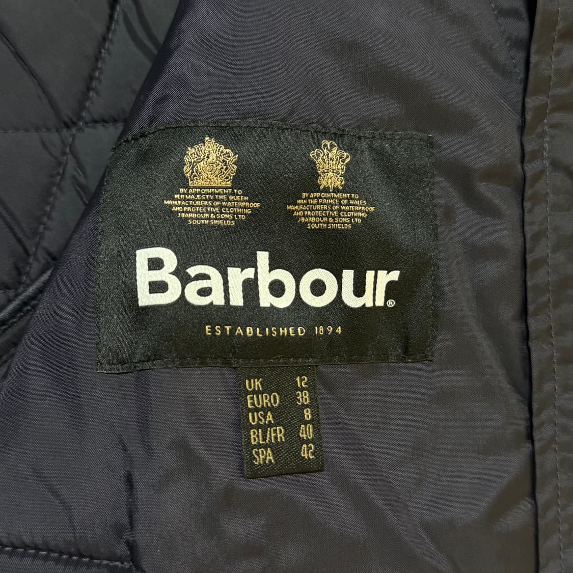 [정가 33만원] 바버 비드넬 퀄팅 자켓 여성용 UK12 상품이미지8