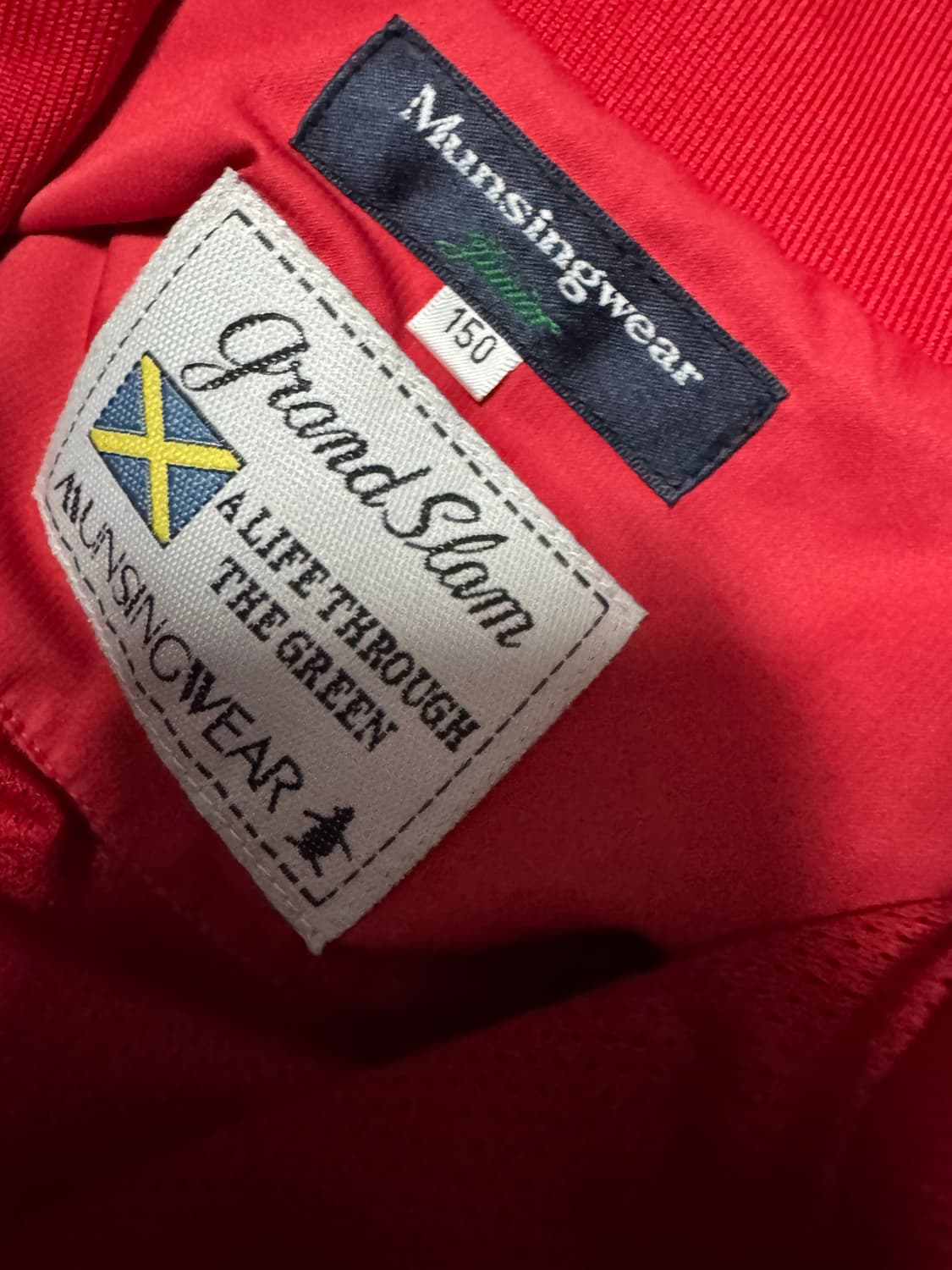 여성 먼싱웨어 골프 우븐 풀오버 반집업 바람막이 150 S 상품이미지3