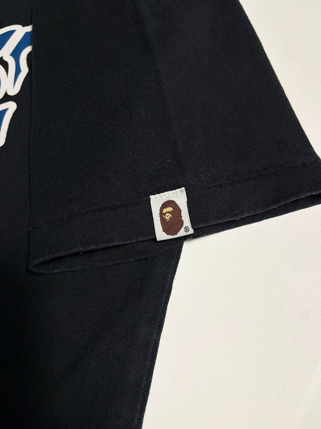 베이프 BAPE 그래피티 로고 블랙 코튼 반팔 티셔츠 R2348 상품이미지4