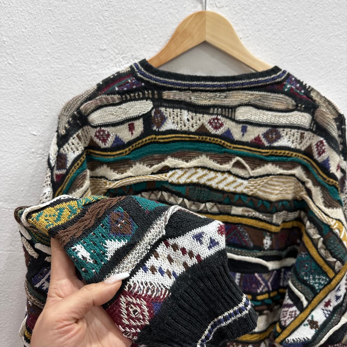 알베르토단티 빈티지 케이블 니트XL 상품이미지6