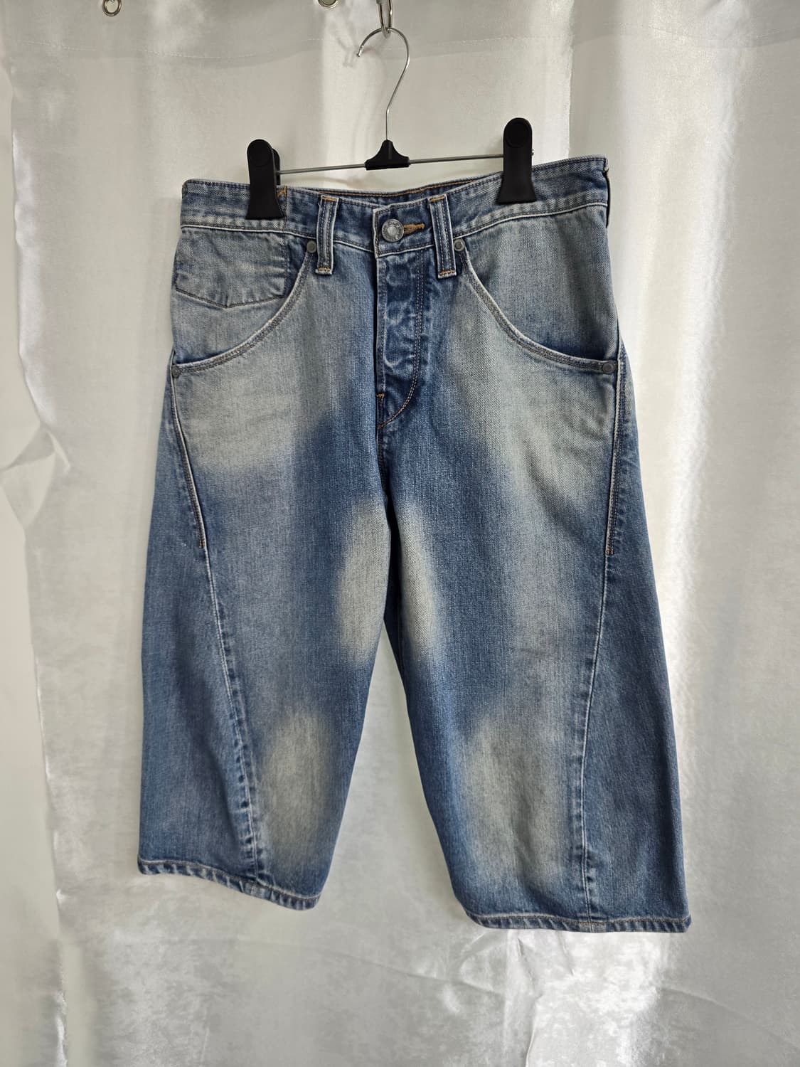 리바이스 엔지니어드진 빈티지 워싱 데님 반바지 (1822) 상품이미지1