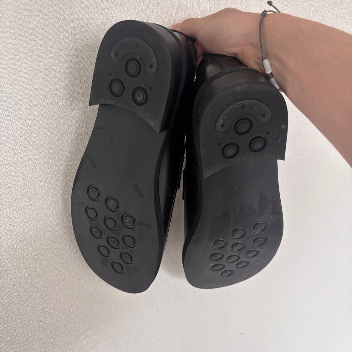 로맨틱무브 슬릿 와이드 로퍼 블랙 285 상품이미지4