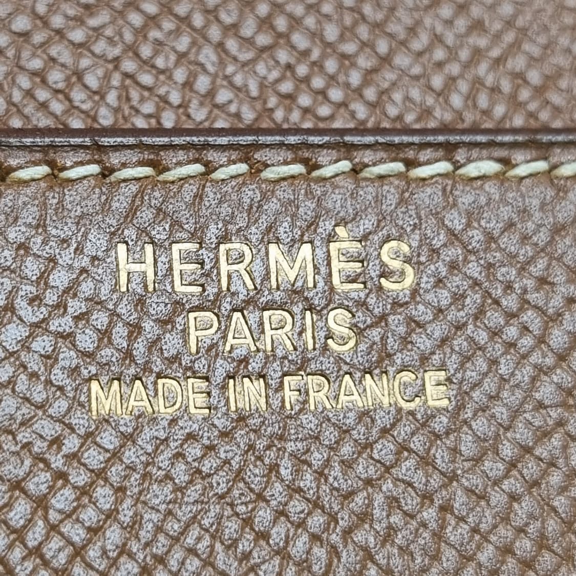 에르메스 삭아데페슈41 브라운 금장 브리프케이스 남여공용(최상급서류가방) 상품이미지9