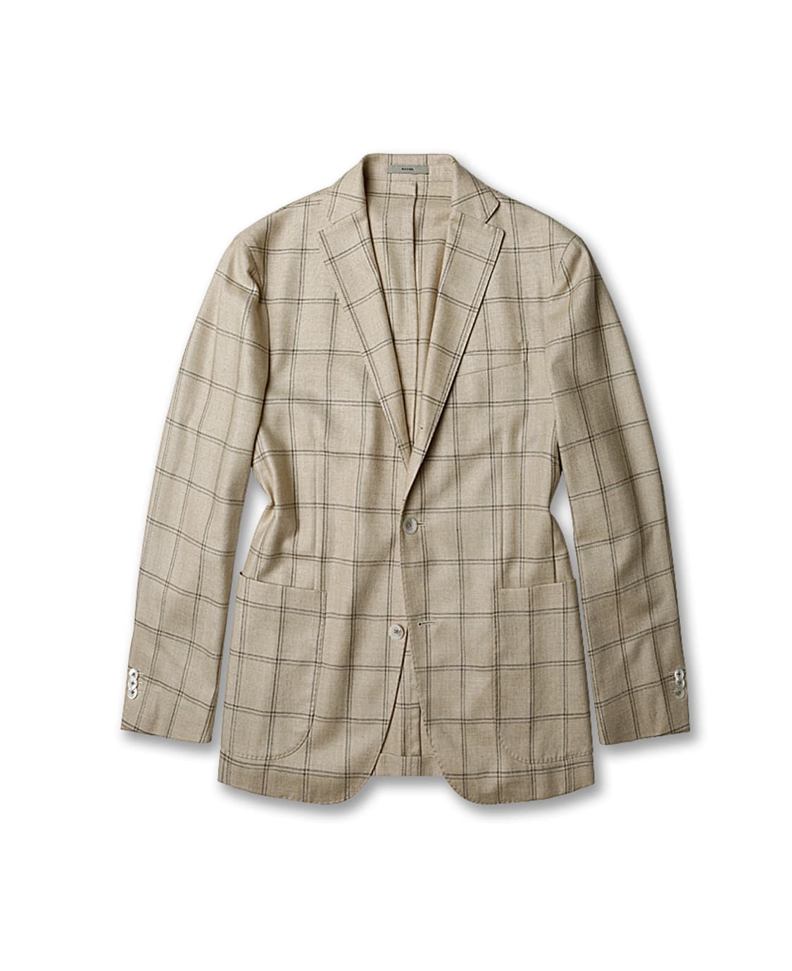 볼리올리 [Boglioli] 럭셔리 세타 실크 & 울 체크 스포츠 자켓 상품이미지1