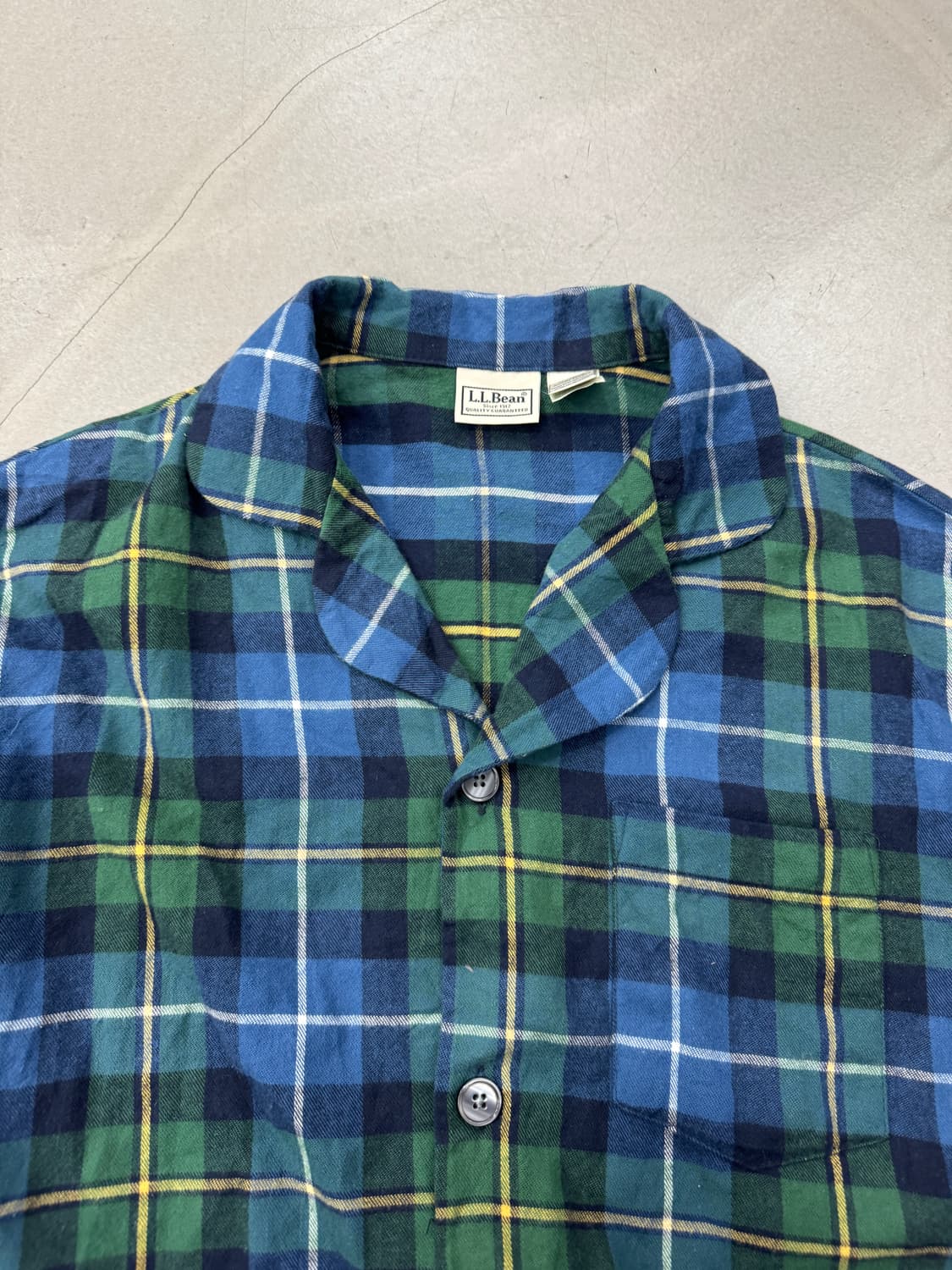 엘엘빈 플란넬 파자마 셔츠 M 상품이미지5