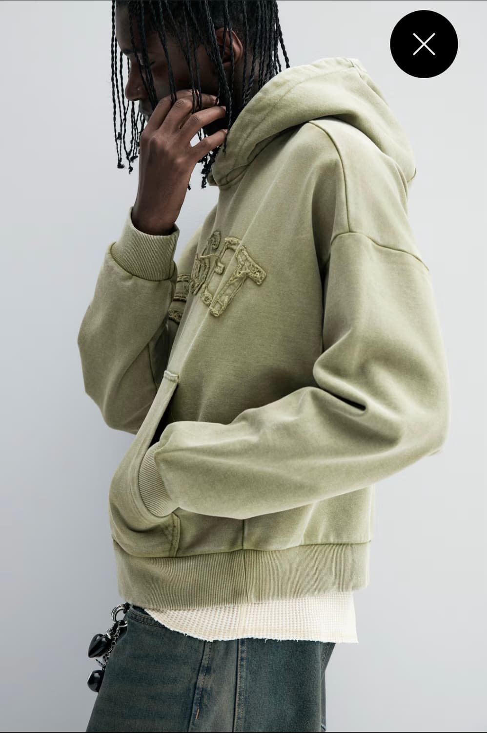 Sunset crop hoodie 상품이미지3