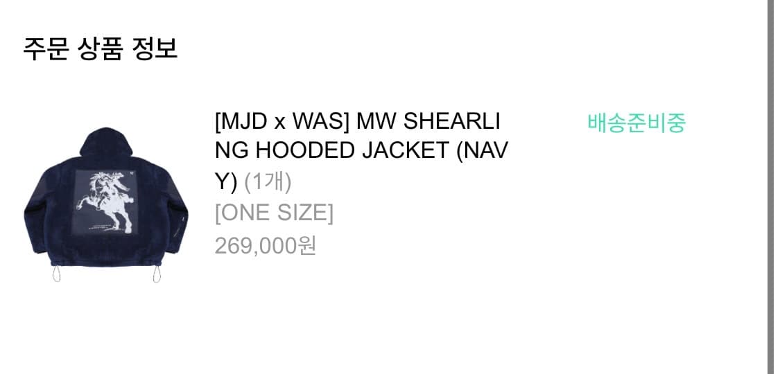 MJD X WAS MW 쉐어링 후드 자켓 새상품 상품이미지4