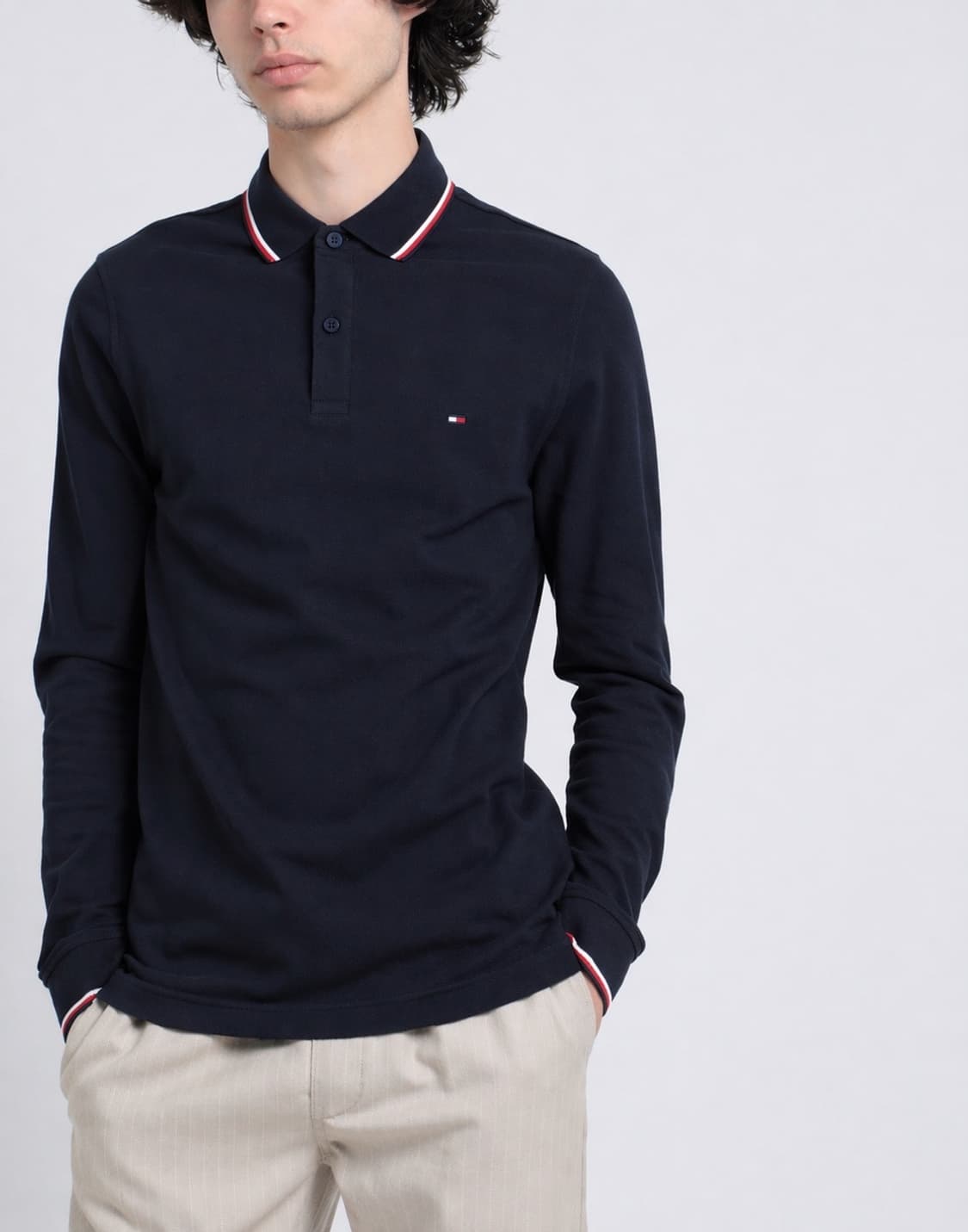 타미힐피거 긴팔 카라티 상품이미지2