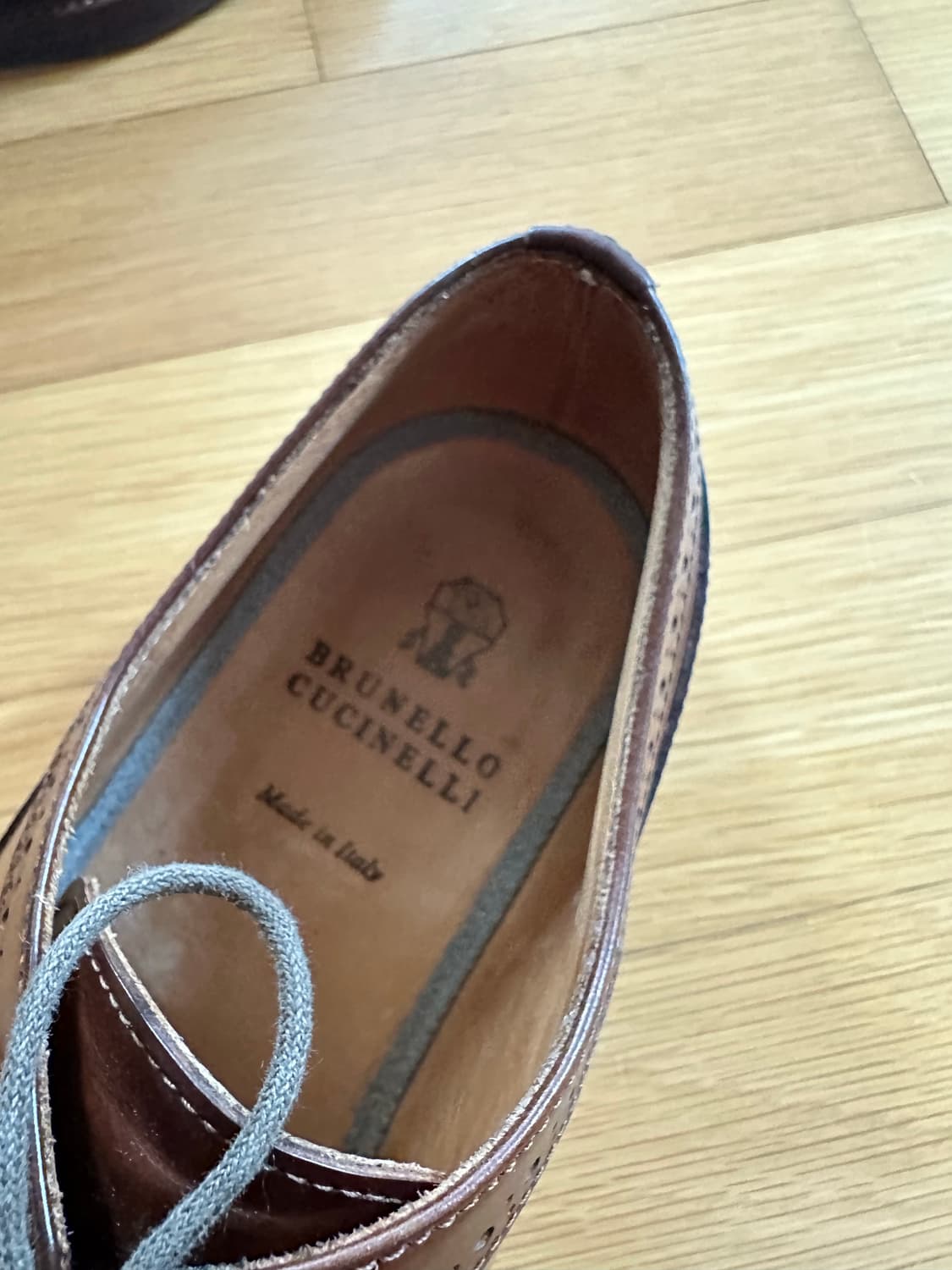 브루넬로 쿠치넬리 브라운 윙팁 42 (270mm) 상품이미지5