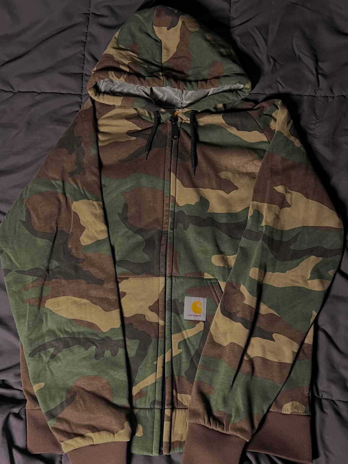 칼하트 카모 후드집업 M 상품이미지1
