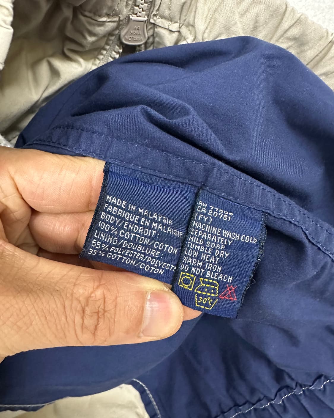 (L)90'S 타미 월계수 블루종-M2050 상품이미지7