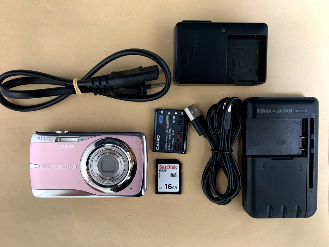 casio exilim z550 카시오 엑슬림 핑크 빈티지 디카 상품이미지1