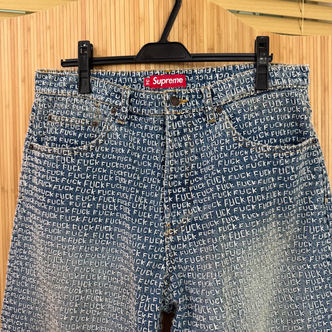 슈프림 25ss Fuck Stitch Loose Fit Jeans 34 상품이미지3
