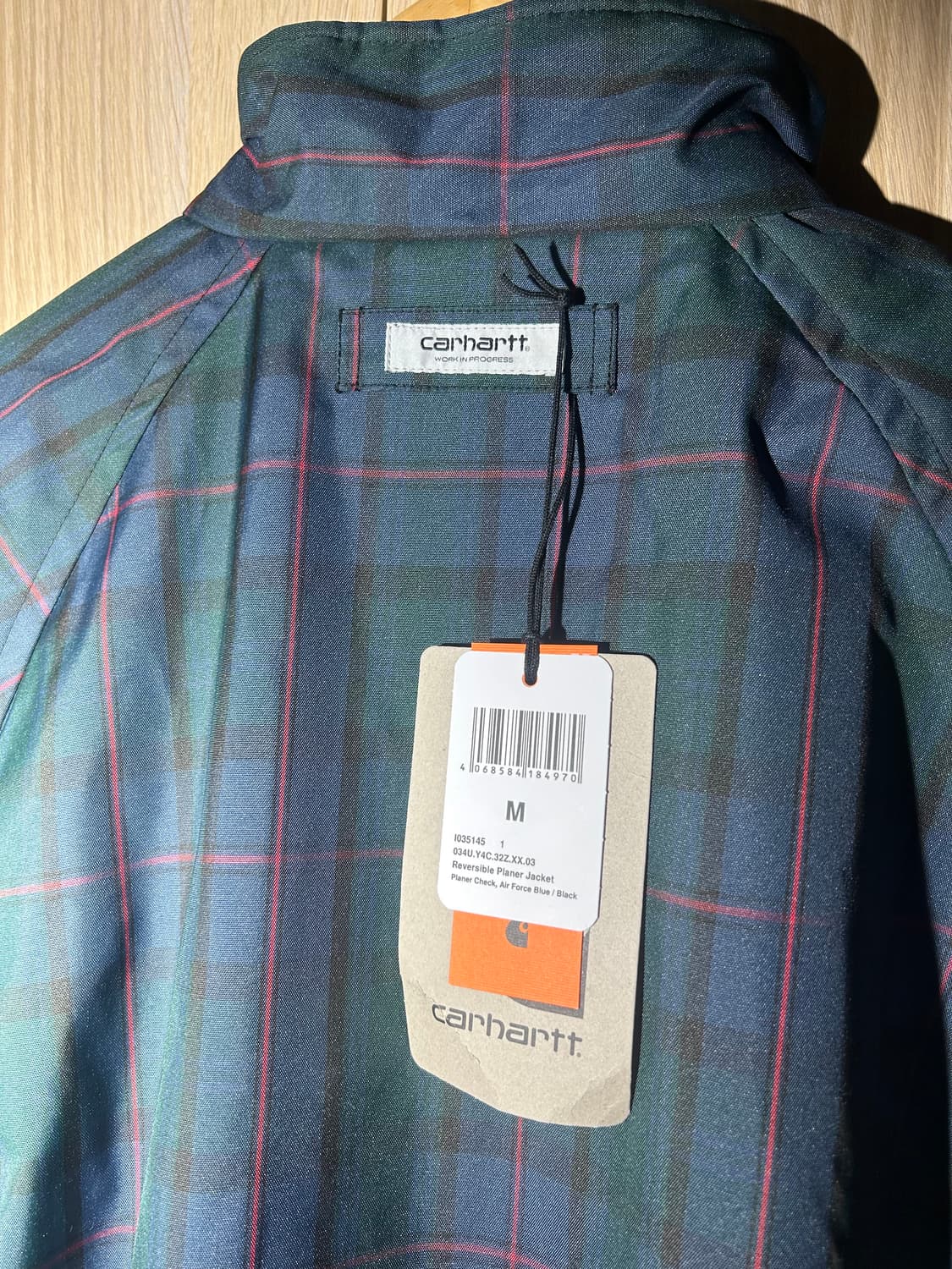 칼하트 wip 리버시블 플래너 자켓 m 상품이미지6