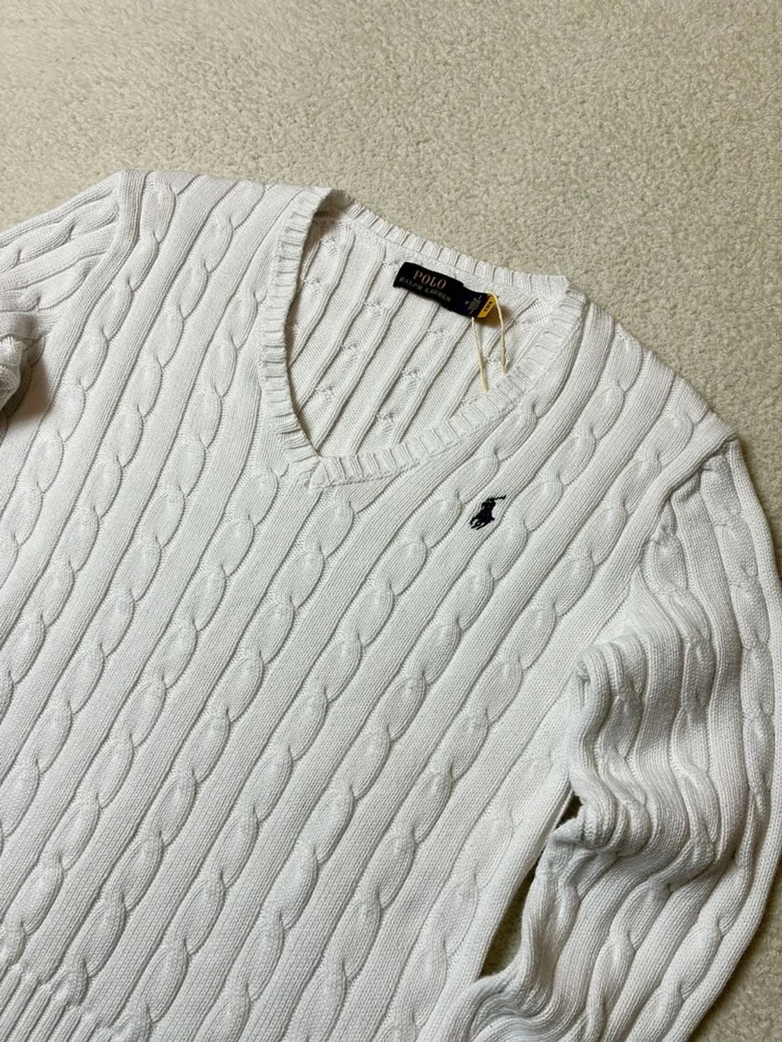 폴로 랄프로렌 큐알 코튼 꽈배기 니트 PN6626 상품이미지2