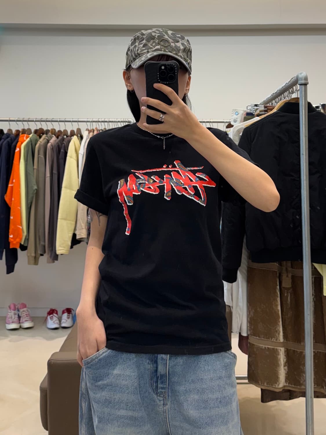 스투시 페이즐리 로고 티셔츠  상품이미지6