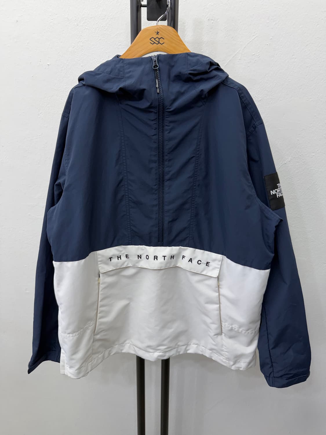 정품)노스페이스 화이트라벨 아노락 바람막이 후드 자켓 M 상품이미지1