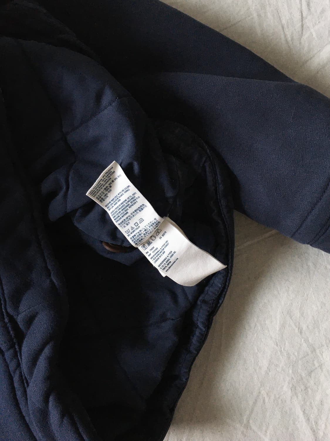 아베크롬비 사이드패치 코튼집업 상품이미지6