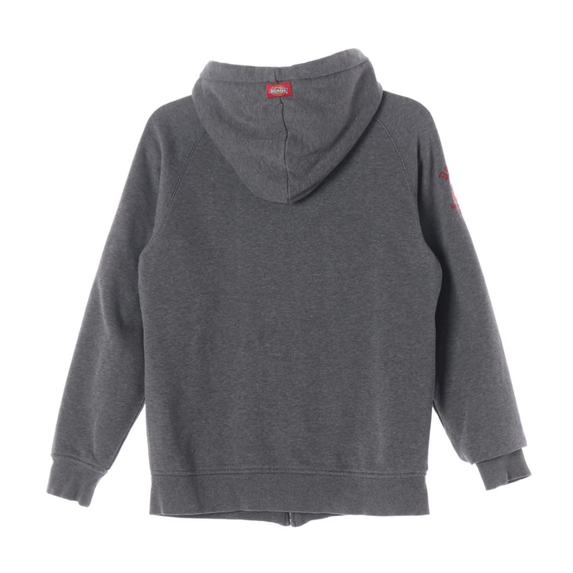 디키즈 로고 패치 보아털 안감 차콜 후드집업 S-M 상품이미지3