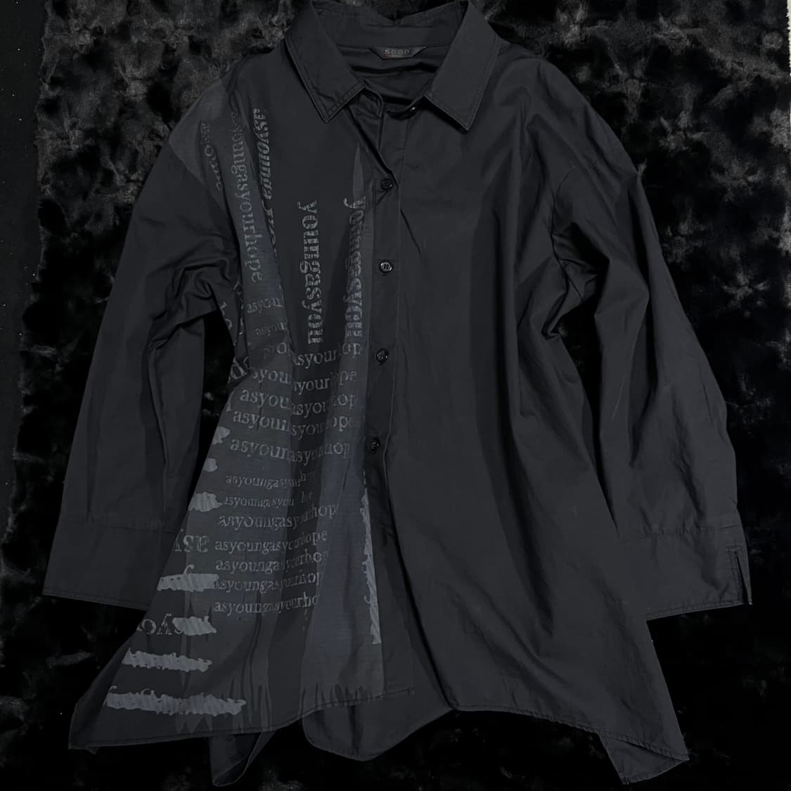 SOGO 펑크 오버핏 레터링 셔츠 y2k 상품이미지2